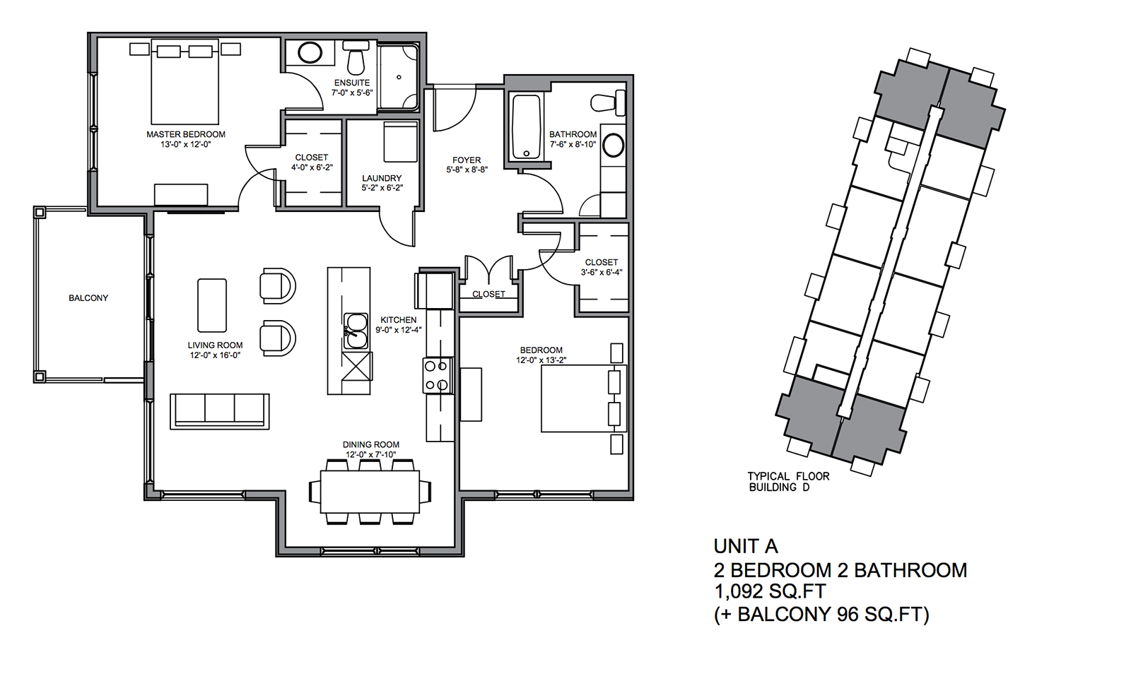 Floor Plans Building D Miners Landing Apartments in Kentville